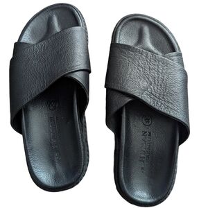 Crisscross Leather Sandals